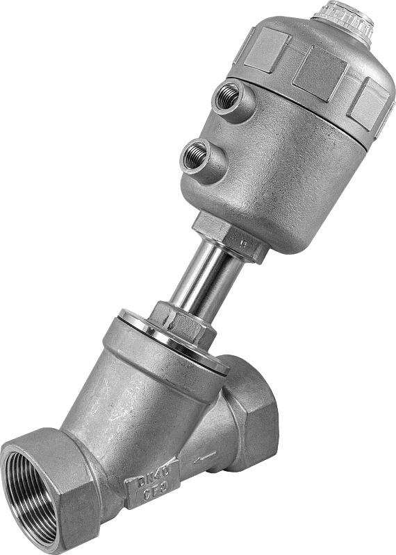 Новинка: пневматический клапан УПК22-2 двустороннего действия с угловым поршнем