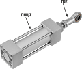 Пневмоцилиндр ПНЦ-Т с крепежом TRE